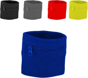 5 Pack Wrist Wallet Pouch with Zipper - Mini Sweatband Wristband Wallet for Women Men - Running Jogging Hiking Key Card Storage Bags