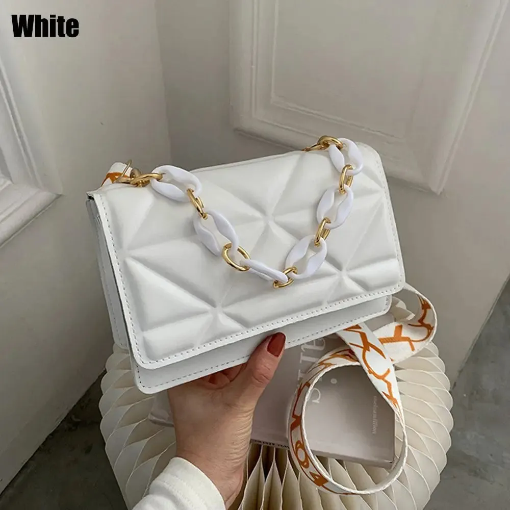 Amozae-Winter Large Shoulder Bags for Women Stone Pattern PU Leather Crossobdy Bags Brand Pink Tote Handbags Chains Shopper Clutch Purs