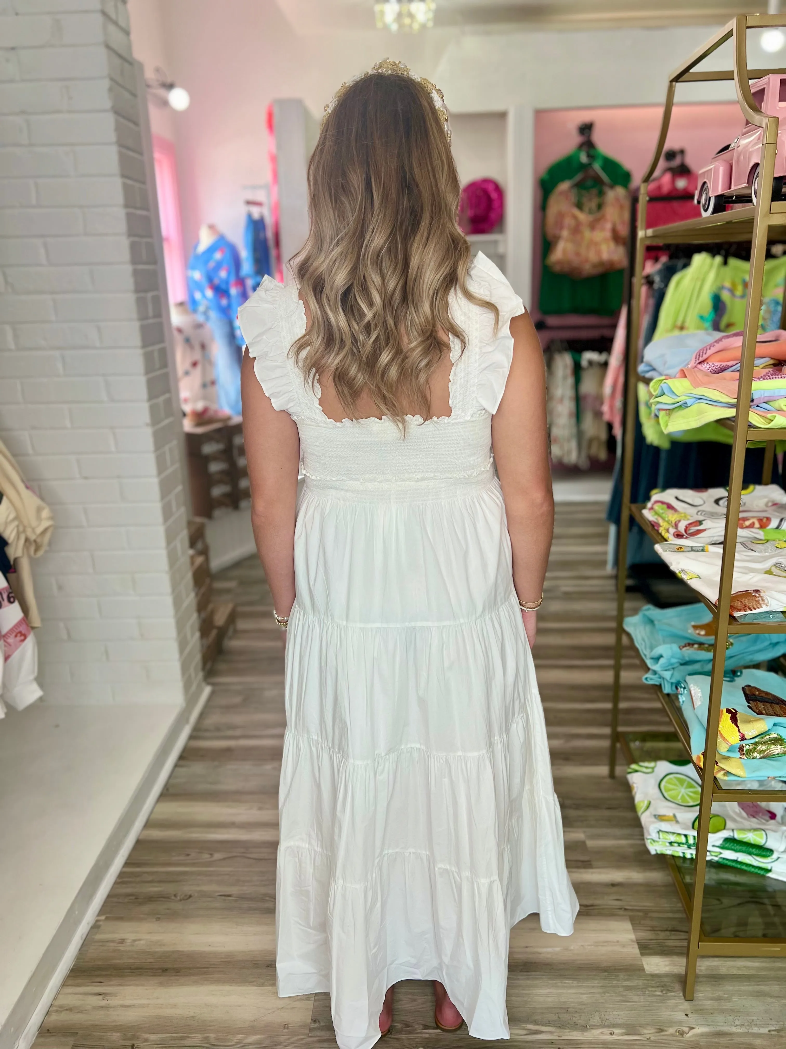 Arnene Dress - White [LoveShackFancy]