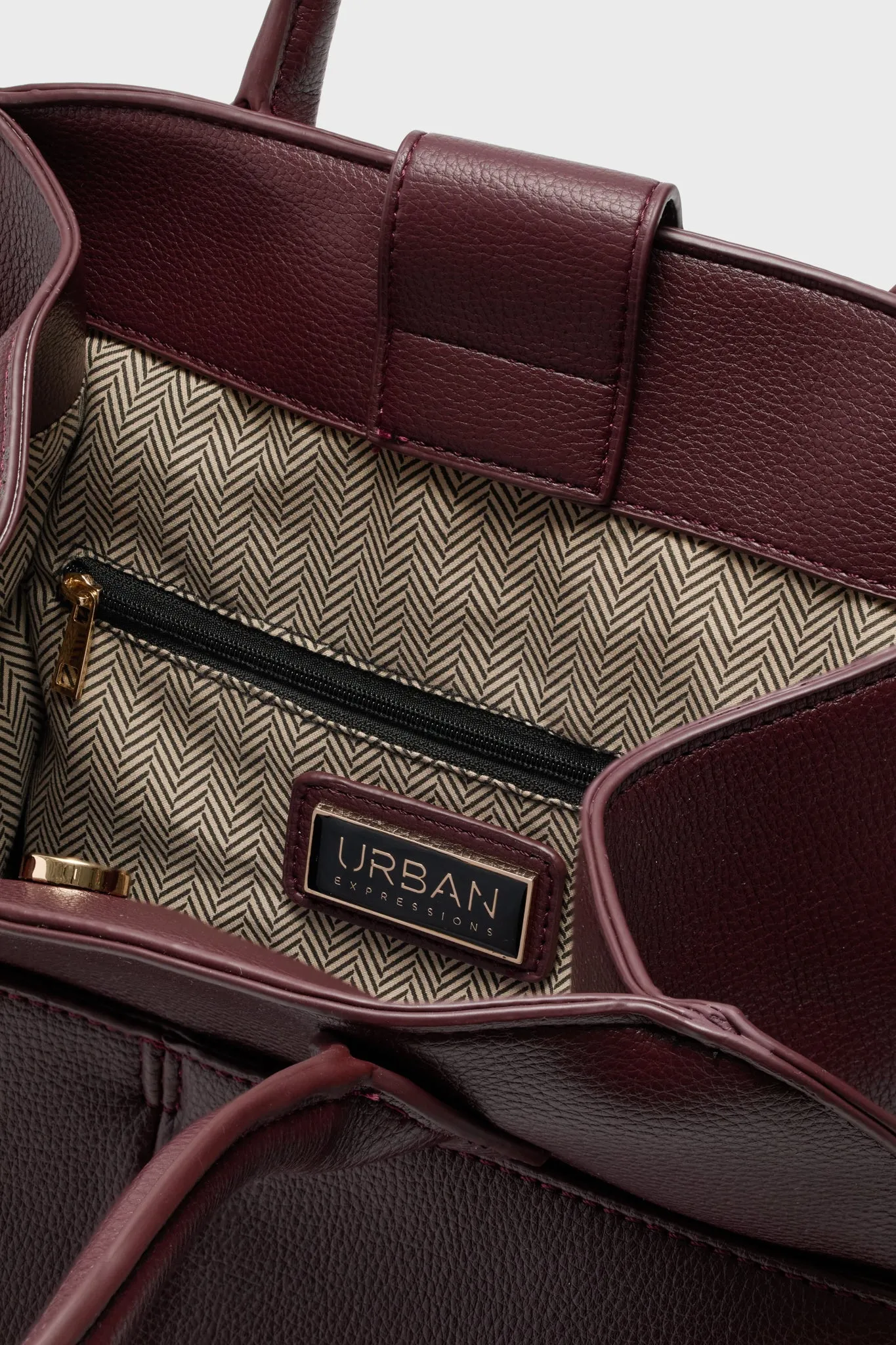Burgundy Janice Bag