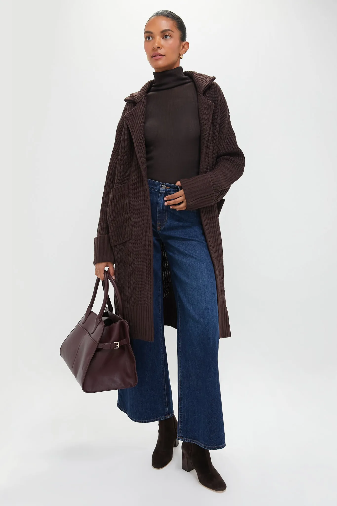 Burgundy Janice Bag