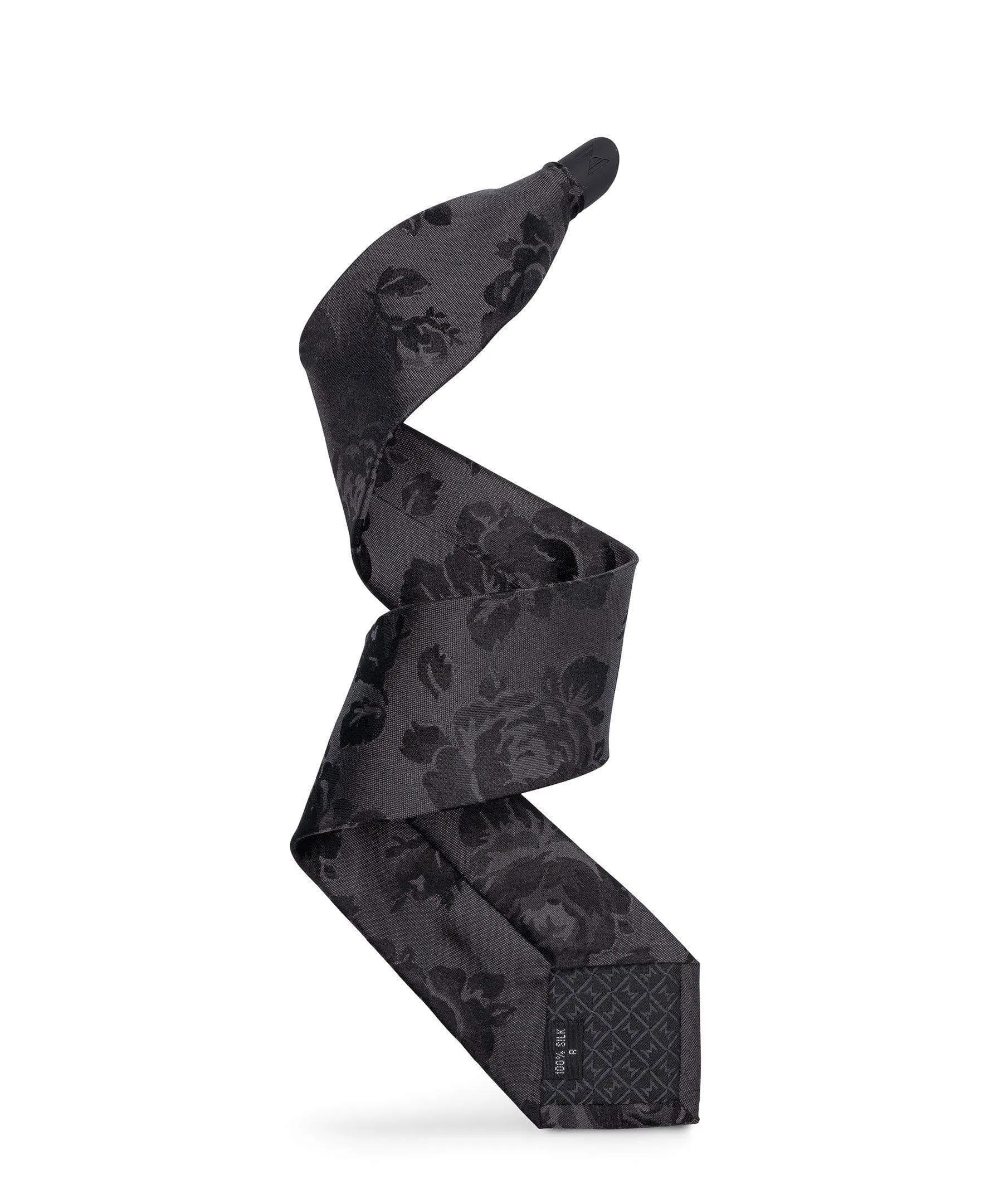 Green & Black Floral - 2 TIE SET
