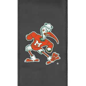Miami Hurricanes Secondary Logo Panel For Xpression Gaming Chair Only