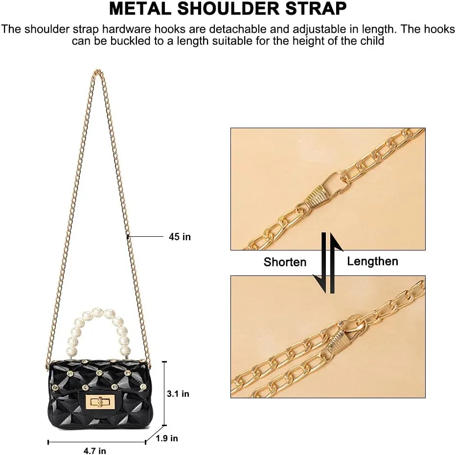 Mini Purse for Toddler Girls Crossbody Cute Princess Handbags Shoulder Bag for Toddler Little Girl