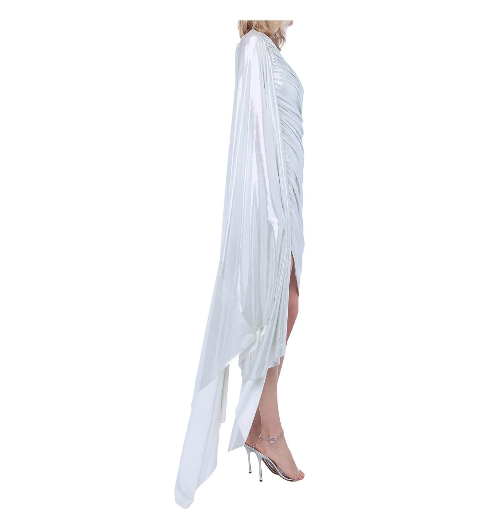 Norma Kamali Diana Mini Dress With Sleeve