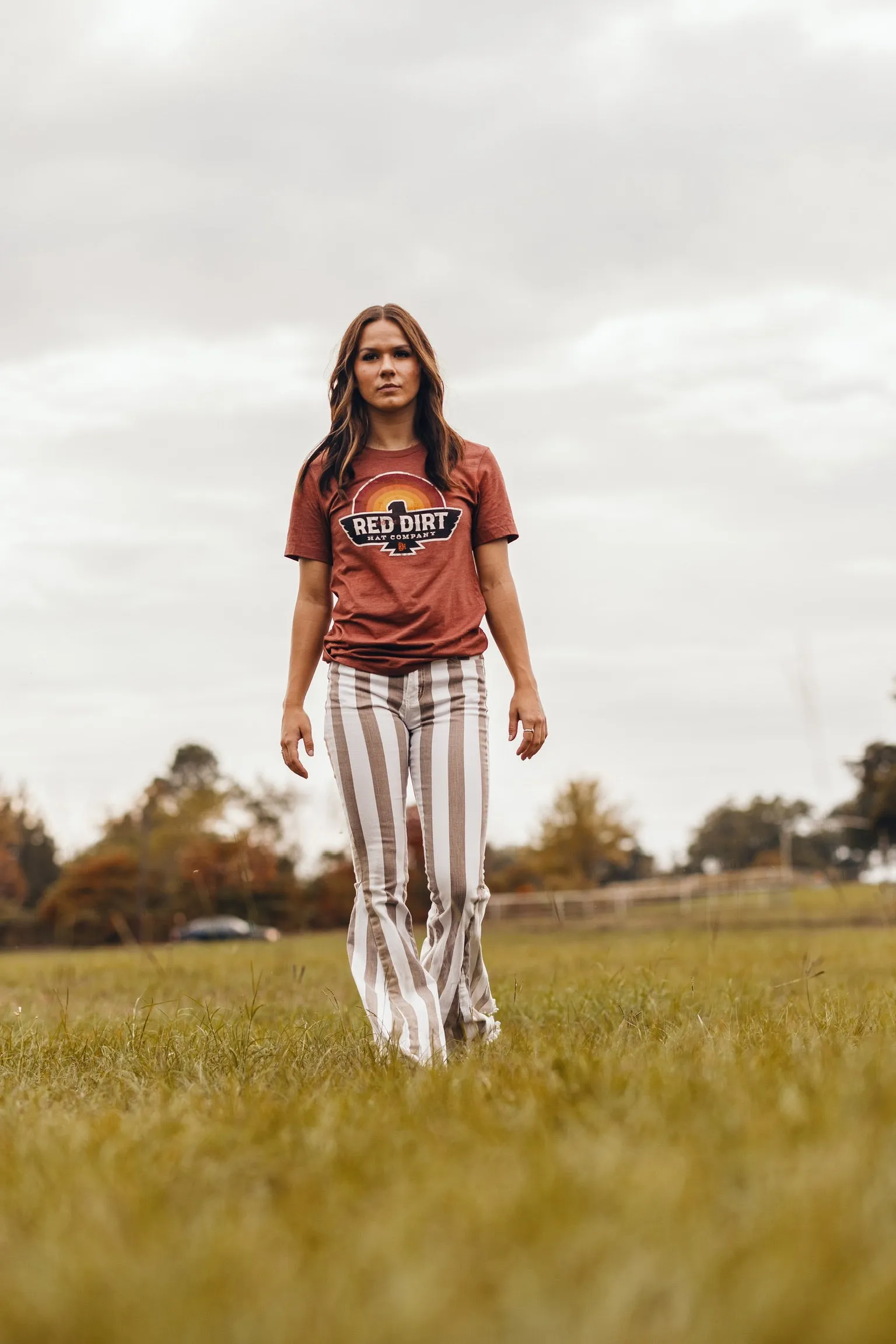 Red Dirt Hat Co. - Early Bird Short Sleeve Graphic Shirt  - Red