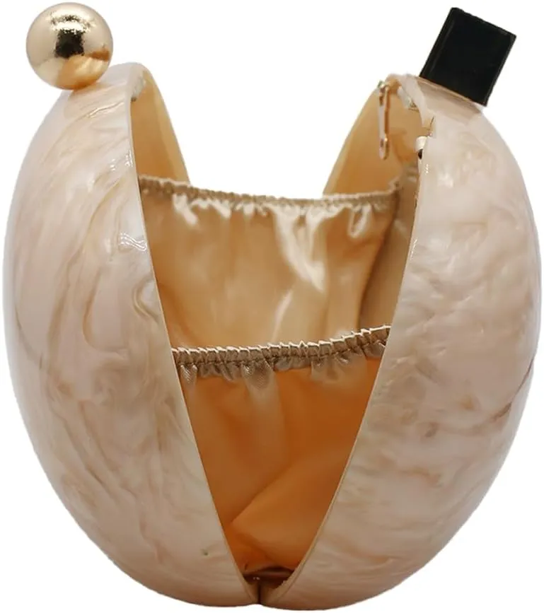 Women Acrylic Clutch Purse Marble Evening Bag Glitter Acrylic Shoulder Handbag Wedding Party Prom Trendy Purse