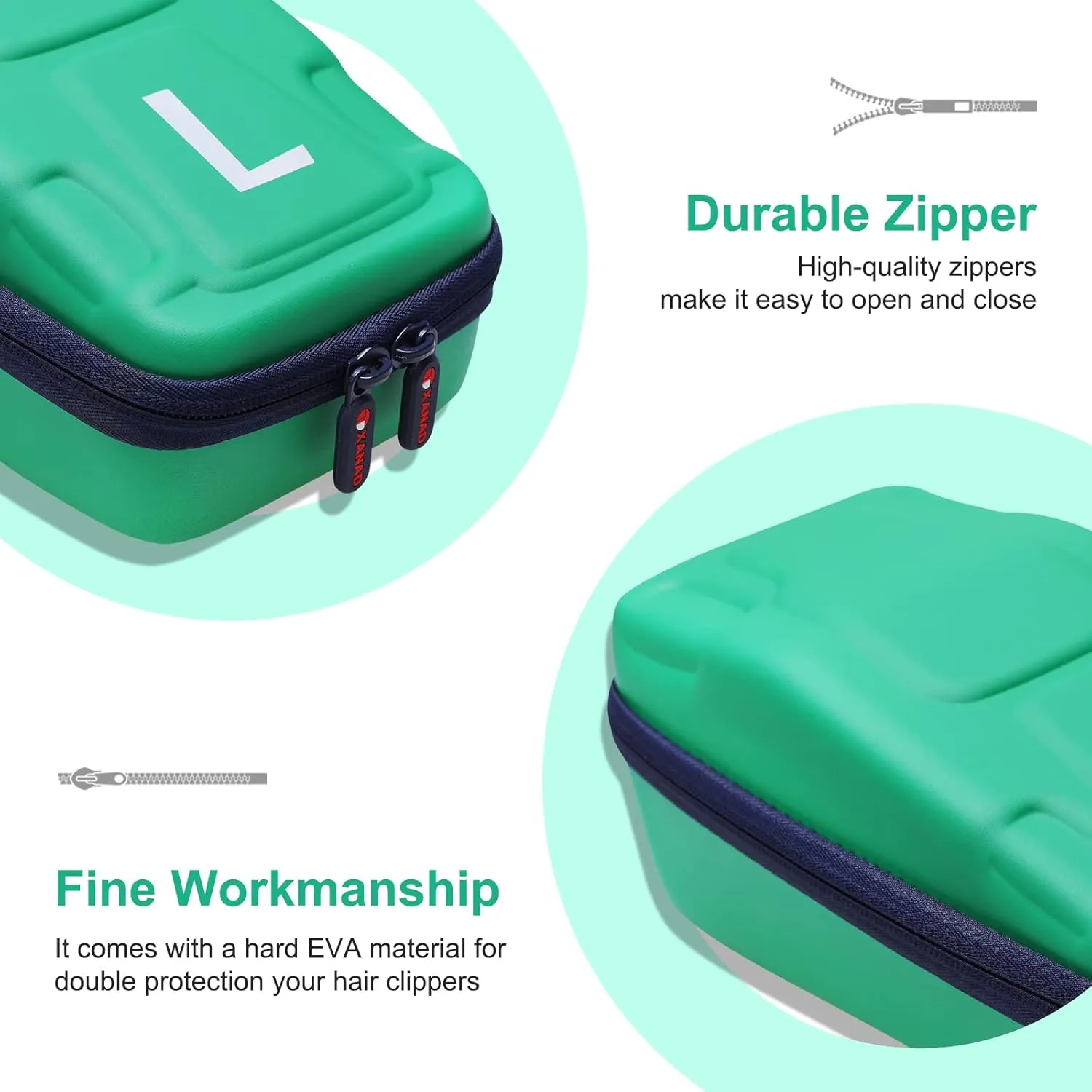 XANAD Hard Case for Nintendo Switch Mario Kart Live: Home Circuit Mario Set Luigi Set- Green Storage Bag