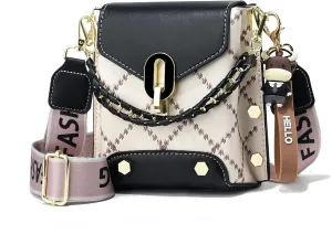 Xiaoyu Small Crossbody Bags for Women Fashion Cell Phone Purse Shoulder Handbags with Wide Strap